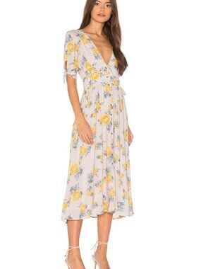 Free People Love of My Life Floral Midi Dress Size XS